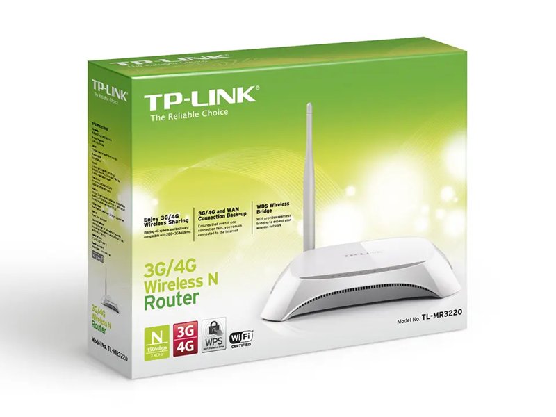 TP-Link TL-MR3220 3G/4G Wireless N Router White