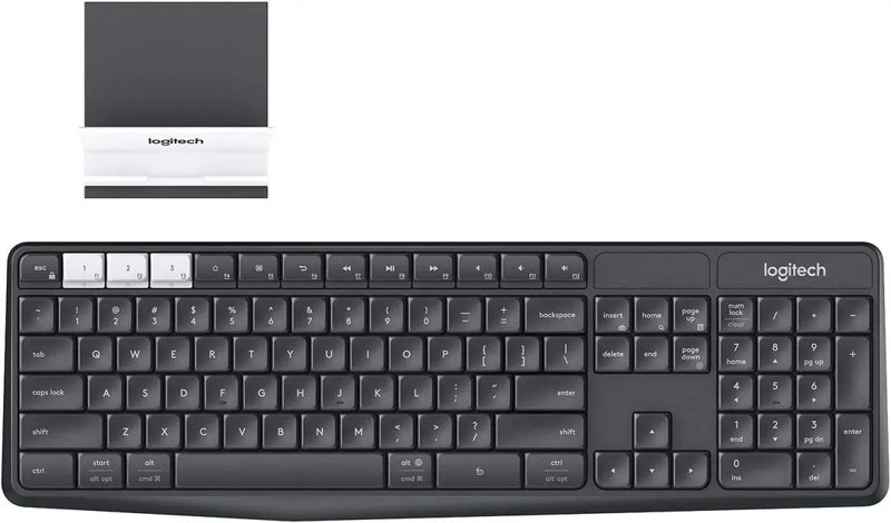 Logitech Bluetooth K375s Multi-Device Wireless Keyboard and Stand Combo