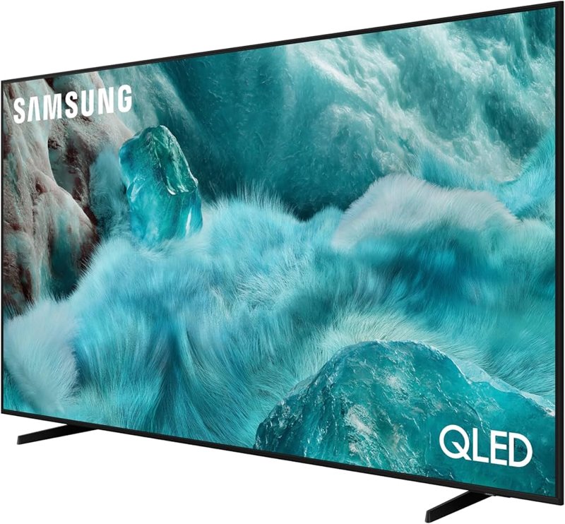Samsung 55 Inch QLED Q7F Series Samsung Vision AI Object Tracking Sound Lite Q4 AI Gen1 Processor Gaming Hub w/Alexa Built-in Smart TV 55Q7F