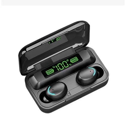 Air F9 Pro+ True Wireless In-Ear Earbuds 2200mAh Powerbank
