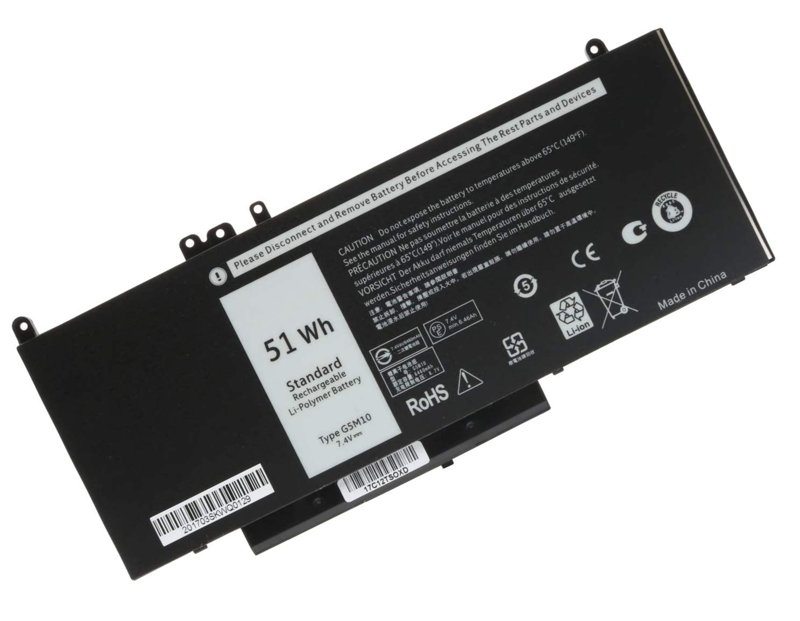 Dell G5M10 Laptop Battery for Latitude 14 E5450 Latitude 15 E5550 14 15 E5450 E5550 E5250 P48G001 Series